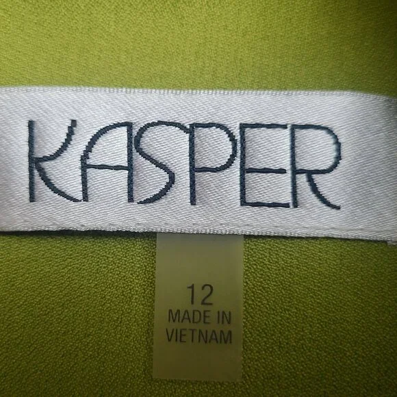 Kasper ~ Sz 12 ~ Bright Green Sheath Dress ~ NWT - Picture 11 of 11